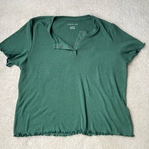 American Eagle Green Top